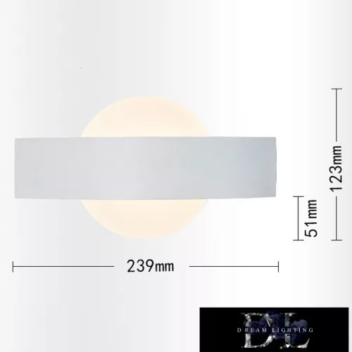 UNIVERSO Wall lamp LED 8w 400lm 4000k IP20 239×123mm white