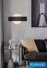 UNIVERSO Wall lamp LED 8w 600lm CCT.kap IP20 239x123x51mm black