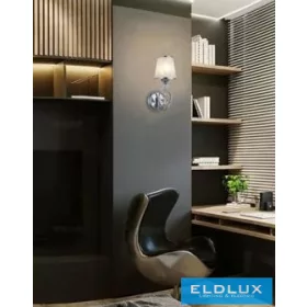  UNIVERSO Wall lamp 1 arm 1xE27 Max.60W D120x350mm IP20 Chrome