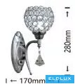 UNIVERSO Wall lamp 1-arm 1xG9 Max.60W D170x280mm IP20 Gold