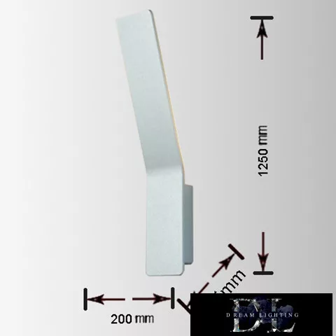 UNIVERSO Wall lamp LED 10w 1100lm 3000k IP20 70×340mm white