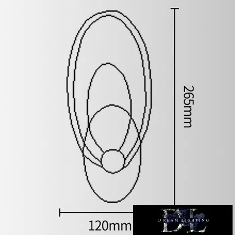 UNIVERSO Wall lamp LED 9w 450lm 4000k IP20 120×265mm white