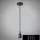 UNIVERSO Pendant lamp with metal socket 1xE27 max. 240V 60w 2 meters black
