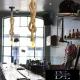 UNIVERSO Pendant lamp with hemp rope 1xE27 max. 240V 60w 1.5 meters black