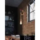 UNIVERSO Hemp rope wall lamp 1xE27 IP20 160x320mm black
