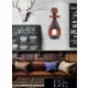 UNIVERSO Wall lamp 1xE27 IP20 200x170x430mm black
