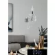 UNIVERSO Wall lamp 1 arm 1xE14 Max.40W D25x36cm chrome