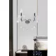 UNIVERSO Wall lamp 2 arms 2xE14 Max.40W D29x36cm chrome