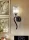 UNIVERSO Wall lamp 1 arm 1xE14 IP20 Black