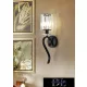 UNIVERSO Wall lamp 1 arm 1xE14 IP20 Black