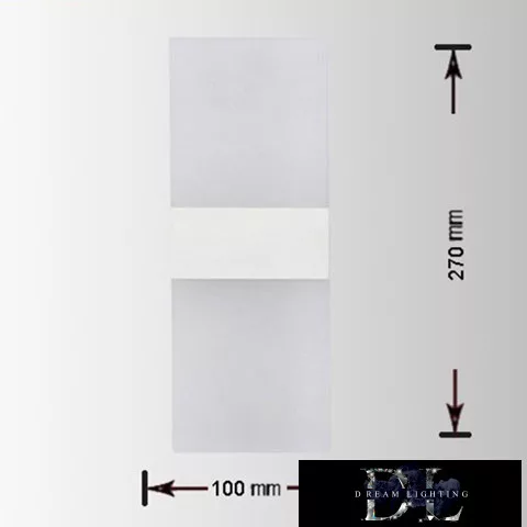 UNIVERSO Wall lamp LED 8w 400lm 3000k IP20 100×270mm white