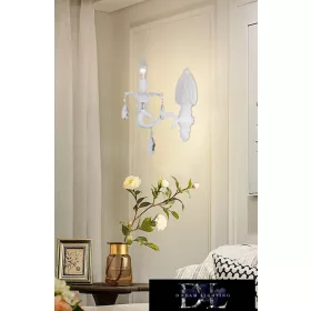 UNIVERSO Wall lamp 1 arm 1xE14 Max.40W D28x31cm white