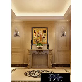 UNIVERSO Wall lamp 2 arms 2xE14 Max.40W D34x48.5cm brown