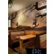 UNIVERSO Wall lamp 1xE27 IP20 350x190x370mm black