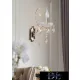 UNIVERSO Wall lamp 1 arm 1xE14 Max.40W D21x41cm gold