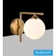 UNIVERSO Wall lamp 1xG9 Max.60w IP20 180x210mm Old gold