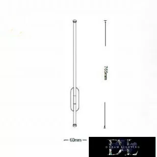 UNIVERSO wall lamp LED 12w 960lm 4000k IP20 765×60mm white