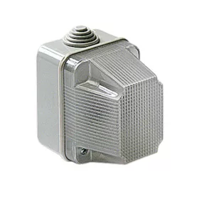 EC320 SURFACE WARNING LIGHT IP55 TRANSPARENT