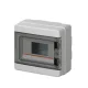 EC620 SURFACE MOUNTABLE. COVER 8 MOD. (1X8) IP65