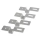 WALL-MOUNTABLE GALVANIZED STEEL BRACKETS, SET OF 4