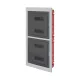 EC630 RECESSED BUILT-IN CABINET 72 MOD. (4X18) WHITE