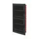EC630 FLUSH-MOUNTED CABINET 72 MOD. (4X18) BLACK