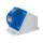 EC690 FIX SOCKET 16A IP44 1P+N+E 220-240V