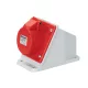 EC690 FIXED SOCKET 16A IP44 3P+N+E 346-415V