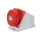 EC690 FIXED SOCKET 32A IP67 3P+E 380-415V