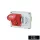 EC690 HORIZONTAL PANEL SOCKET 3P+N+E 32A IP4 WITH SWITCH