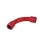 PVC ELBOW 90° EC D25 IP67 RED