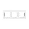 ELDLUX ELDIRA triple glass frame white