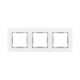 ELDLUX ELDIRA triple glass frame white