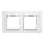 ELDLUX ELDBRIDGE double glass frame, white