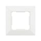 ELDLUX ELDGROUND single plastic frame white