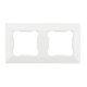 ELDLUX ELDGROUND double plastic frame white