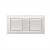 ELDLUX ELDGROUND double plastic frame white