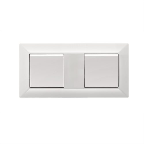 ELDLUX ELDGROUND double plastic frame white