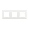ELDLUX ELDGROUND triple plastic frame white