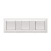 ELDLUX ELDGROUND triple plastic frame white