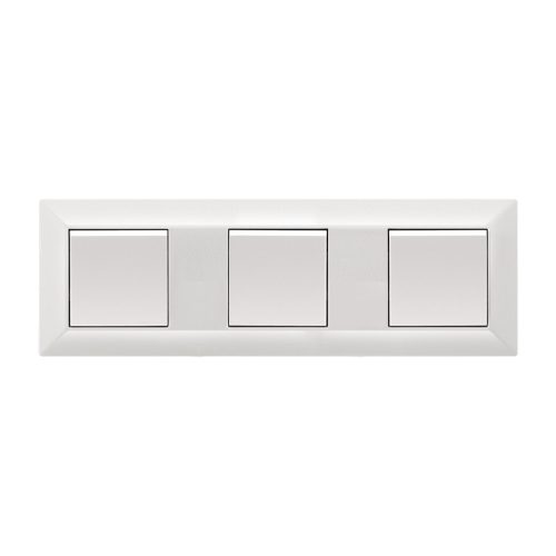 ELDLUX ELDGROUND triple plastic frame white