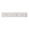 ELDLUX ELDGROUND five-piece plastic frame, white