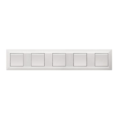 ELDLUX ELDGROUND five-piece plastic frame, white