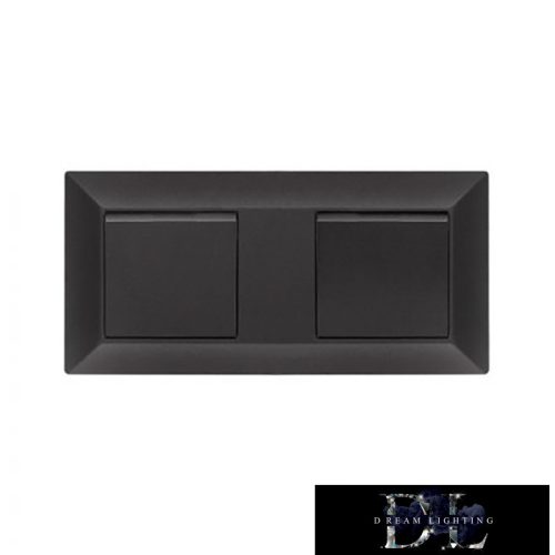 ELDLUX ELDGROUND double plastic frame black