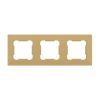 ELDLUX ELDGROUND triple plastic frame gold