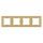 ELDLUX ELDGROUND quadruple plastic frame, gold