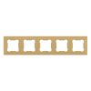 ELDLUX ELDGROUND five-piece plastic frame, gold