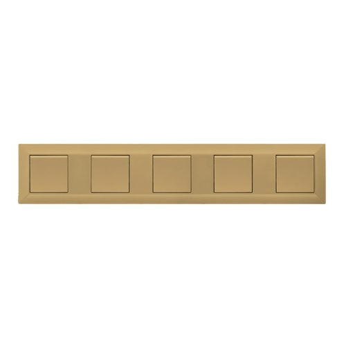 ELDLUX ELDGROUND five-piece plastic frame, gold