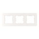 ELDLUX ELDANA triple plastic frame, white