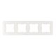 ELDLUX ELDANA quadruple plastic frame, white